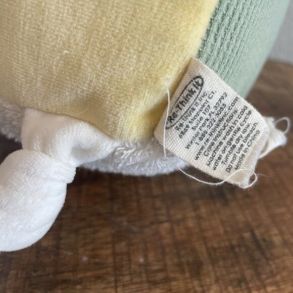 Re-think It Infant Soft Cube Educational Baby Toy Bell Crinkle Tags Busy Box - Picture 6 of 7